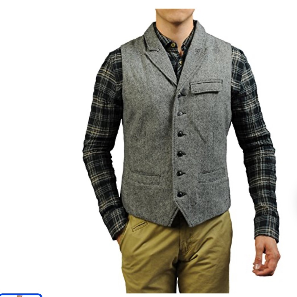 Jeremiah Gray Tweed Vest